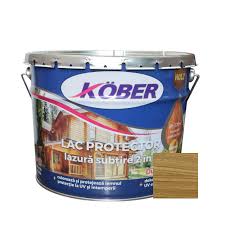 Dedeman Lac Lazura Subtire 2 In 1 Pentru Lemn Kober Stejar Inchis Interior Exterior 10 L Dedicat Planurilor Tale