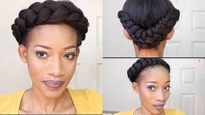 Goddess Braids Winter Protective Style Natural Hair 4c Hair Youtube