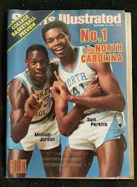 November 28 1983 Sports Illustrated Michael Jordan Sam Perkins Unc No Label Sports Illustrated Covers Michael Jordan Sports Magazine