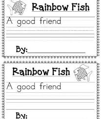 Rainbow Fish Freebie Writing Story Elements Worksheets Rainbow Fish Rainbow Fish Activities Rainbow Fish Book