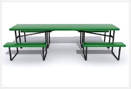 Wheelchair Accessible Picnic Table With Center Entry Picnic Table Picnic Table Plans Parks Furniture
