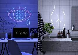 Neon Signs Set 3 Novvvas Neon Signs Sims 4 Cc Furniture Sims 4 Collections