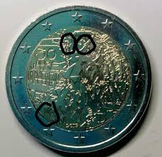 Aufgrund der geringen einwohnerzahlen geben die prägestätten der kleinstaaten nur niedrige auflagen mit sehr wenigen. 2 Euro Munze 30 Jahre Mauerfall Mit Fehl Pragung Ist Die Was Wert Munzen Fehlpragung