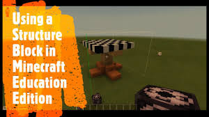 Use /give command to give yourself a structure block. How To Use A Structure Block In Minecraft Education Edition Youtube