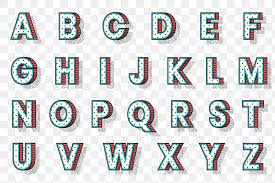 Png Alphabet 3d Halftone Typography Free Image By Rawpixel Com Ningzk V Alphabet Lettering Fonts Alphabet
