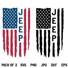 Download Jeep Usa Flag Svg Jeep American Flag Svg Png Dxf Cricut Cut File Designking On Artfire