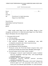 Maybe you would like to learn more about one of these? Surat Permohonan Ius Pengolahan Minyak Bumi