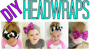 The hair wraps work with any hair type as long as the hair is 5 or longer. Baby Headwrap Tutorial Diy Headwraps Diy Baby Turban Youtube