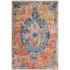 Shop wayfair for all the best blue area rugs. Safavieh Bristol Blue Camel 8 Ft X 10 Ft Area Rug Btl346c 8 The Home Depot