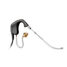 The ear piece is soft and fits inside the ear perfectly and comfortably. Plantronics H31cd Headset For Dispatch Controllers 911 Operators 43674 01