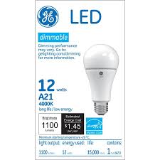 Ge 12 Watt Eq A21 Cool White Dimmable Led Light Bulb In The General Purpose Led Light Bulbs Department At Lowes Com