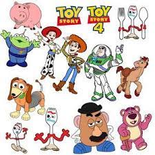Woody Forky Toy Story 4 Logo Characters Svg Jpeg High Def 300dpi Png Dxf Eps Sublimation Iron On File Topper Stack Able Printable Layer Able Toy Story Jessie Toy Story Toy Story Party