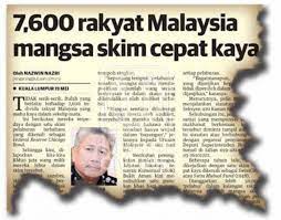 Cara mengesan penipuan skim cepat kaya. Senarai 30 Syarikat Pelaburan Terlibat Dalam Penipuan Rm 3 8 Bilion Denaihati