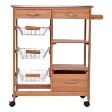 Kitchen aid gebürstetes metall zum kleinen preis hier bestellen. Bamboo Portable Rolling Kitchen Island Trolley Cart Storage Shelf Drawers Basket Dining Cart Is Ideal For Adding Extra Counter Space To Your Kitchen Buy Online In United Arab Emirates At Desertcart Ae Productid