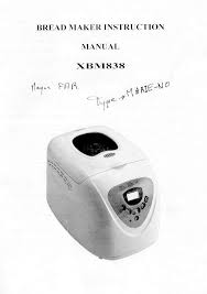Notice Machine A Pain Far Xbm 838 Et Pieces Detachees Cuve Courroie Cuilliere Moteur Pale Resistance