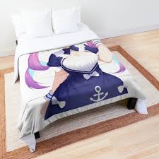 Minato Aqua Hololive Cute Maid Anime Girl Comforter for Sale by Risumu 