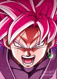 Goku black is an evil goku lookalike who appears in dragon ball super as the main antagonist of the future trunks saga. Goku Black Rose Digital Art By Artspace