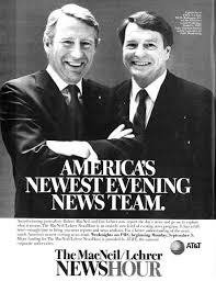 Today In 1983 The Macneil Lehrer Newshour On Pbs Public Broadcasting System Became The First Hourlong Network News Sh Pbs Newshour Journalist Day Of Infamy