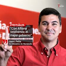 En un encuentro con dirigentes de la ciudad de Pilar, que Ñeembucú, donde  estuvo presente Horacio Cartes,, Santiago Peña dijo que hará fórmula para  el 2023 con el actual presidente de Diputados -