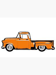 Image result for Orange 1955 Truck