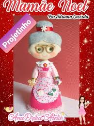 Projeto moldes feltro natal