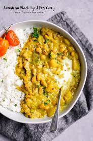 Jamaican Black Eyed Pea Curry Recipe Recipes Jamaican Dishes Jamaican Recipes