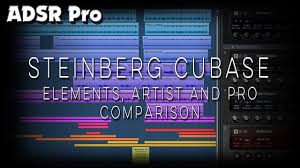 steinberg cubase artist elements and pro features