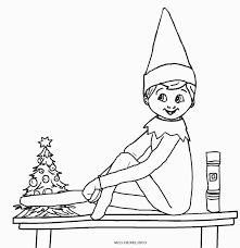 Elf On The Shelf Coloring Sheet Unique Gallery Free Printable Elf Coloring Pag Printable Christmas Coloring Pages Christmas Coloring Pages Fall Coloring Sheets