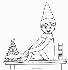 Color a picture and put him next to it with some crayons. Elf On The Shelf Coloring Sheet Unique Gallery Free Printable Elf Coloring Printable Christmas Coloring Pages Christmas Coloring Pages Coloring Pages For Kids