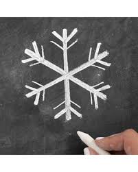 Of course, i started with my blank slate…. How To Draw Simple Snowflake Chalk Art Martha Stewart