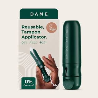 DAME reusable tampon applicator, AI generated