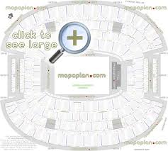 At T Stadium Seat Row Numbers Detailed Seating Chart