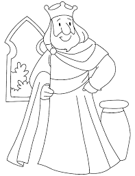 Free coloring page of the queen of sheba and king solomon. King Solomon Coloring Pages King Solomon Coloring Pages Kids Coloring Home