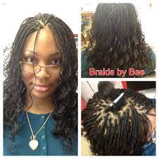 Invisible Micro Braids Done Within 6 Hours At The Braiding Depot With Human Hair Done By Bee Tashi Micro Braids Styles Micro Braids Hairstyles Micro Braids