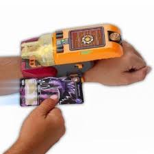 Max, rex, and zoe (the stars of the tv series) search all over the world for lost dinosaur cards that have the power to bring dinosaurs from the past back to life! Dinosaur King Deluxe Dino Bracer Trading Card Included By Vivid Buy Online In Mali At Mali Desertcart Com Productid 32644538
