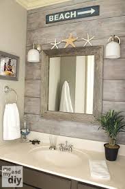 Beach Themed Bathroom Ideas Beach Theme Bathroom Love The Drift Wood Behind For The Home Beach Theme Bathroom Beachy Bathroom Bathrooms Remodel