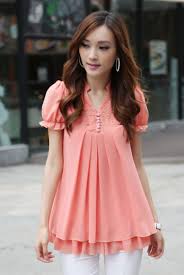 Lingkar dada 100cm,panjang lengan 38cm,panjang atasan 85cm. Baju Atasan Hamil Modern Model Baju Atasan Wanita Branded