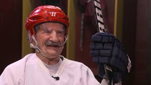 At 96 years old, Mark Sertich is the world’s oldest hockey player