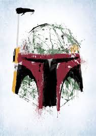 Boba Print Etsy Star Wars Art Star Wars Painting Star Wars Tattoo