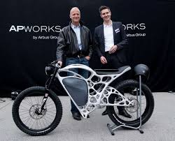 Airbus Unit Unveils 3d Printed Electric Motorcycle Electric Motorcycle Electric Bike Motorcycle