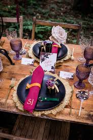 The butcher paper, romantic runner and lush, textural floral arrangements make this table feel earthy even though it's indoors. Non Traditional Wedding Ideas In The Woods