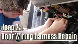 Plug and play wiring harnesses for nissan, bmw, datsun, mazda and chevrolet chassis with ls and jdm engine swaps. Jeep Zj Door Wiring Harness Repair Youtube