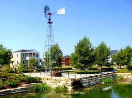 Windmill On Canal At New Town St Charles Missouri New Town New Urbanism Towns