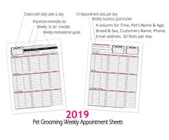 Dog Grooming Appointment Book Printable Pdf Dog Grooming Pet Grooming Business Appointment Book
