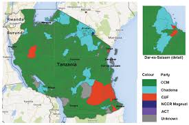 Tanzanian Affairs 2015 Elections Results