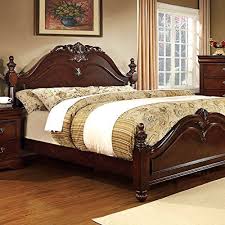Amazon Com Mandura English Style Cherry Finish Queen Size 6 Piece Bedroom Set Bed Frame Sets Bedroom Sets Queen Bedroom Set