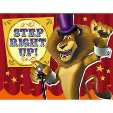 Afro circus madagascar 3 party cupcakes! 8 Madagascar 3 Invitations Birthday Party Supplies Hallmark Envelopes Alex Lion Ebay