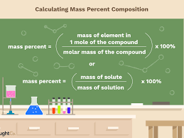 The calculator will show you the answer. How To Calculate Mass Percent Composition