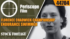 San Diego native and long-distance swimmer Florence Chadwick in 1981