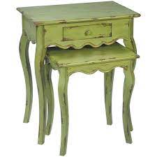 Venice Stacking Table Set Of 2 In 2021 Shabby Chic Furniture Nesting Tables Furniture
